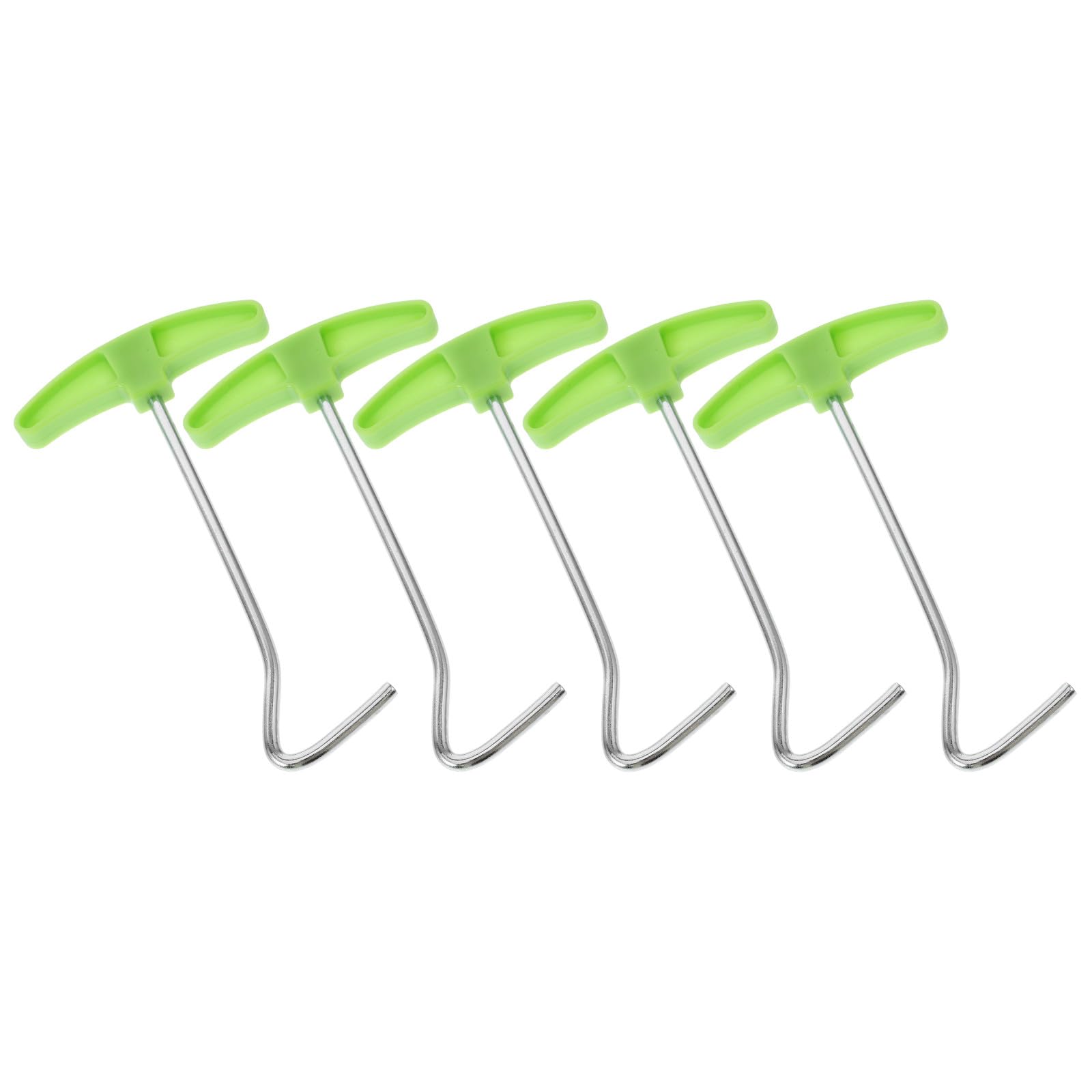 Stainless Steel Tool Camping Tent Stake Remover 5pcs for Campers
