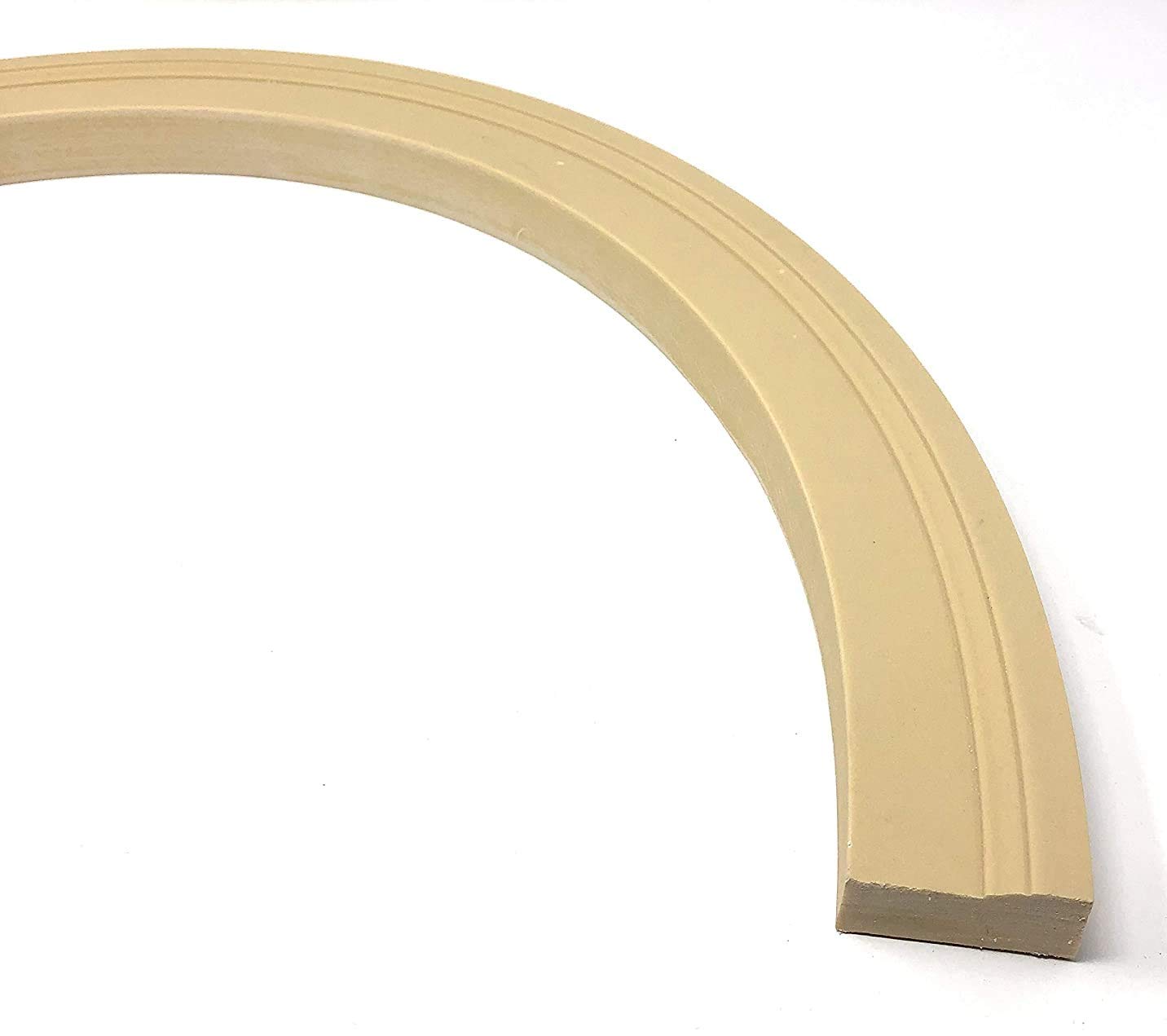FLEXTRIM #180: Flexible Brick Molding: 1.25" Thick x 2" Wide - PRE Curved to fit Half Round Arches 34" Diameter up to 40" Diameter