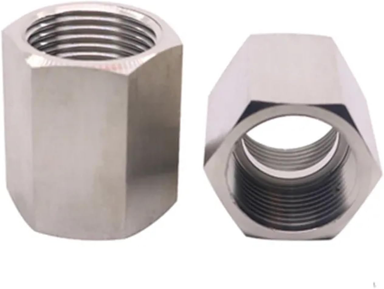 1/8" 1/4" 3/8" 1/2" 3/4" 1" BSPP Female Hex Coupling Connector Pipe Fitting 304 Stainless Steel Water Gas Propane High Pressure(3/4")