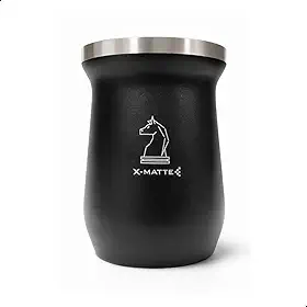 Cuia Térmica 240 ml Mate Chimarrão Tererê De Aço Inoxidável 18/08 Parede Dupla Isolamento a Vácuo Livre de BPA Copo Café Erva X-Matte