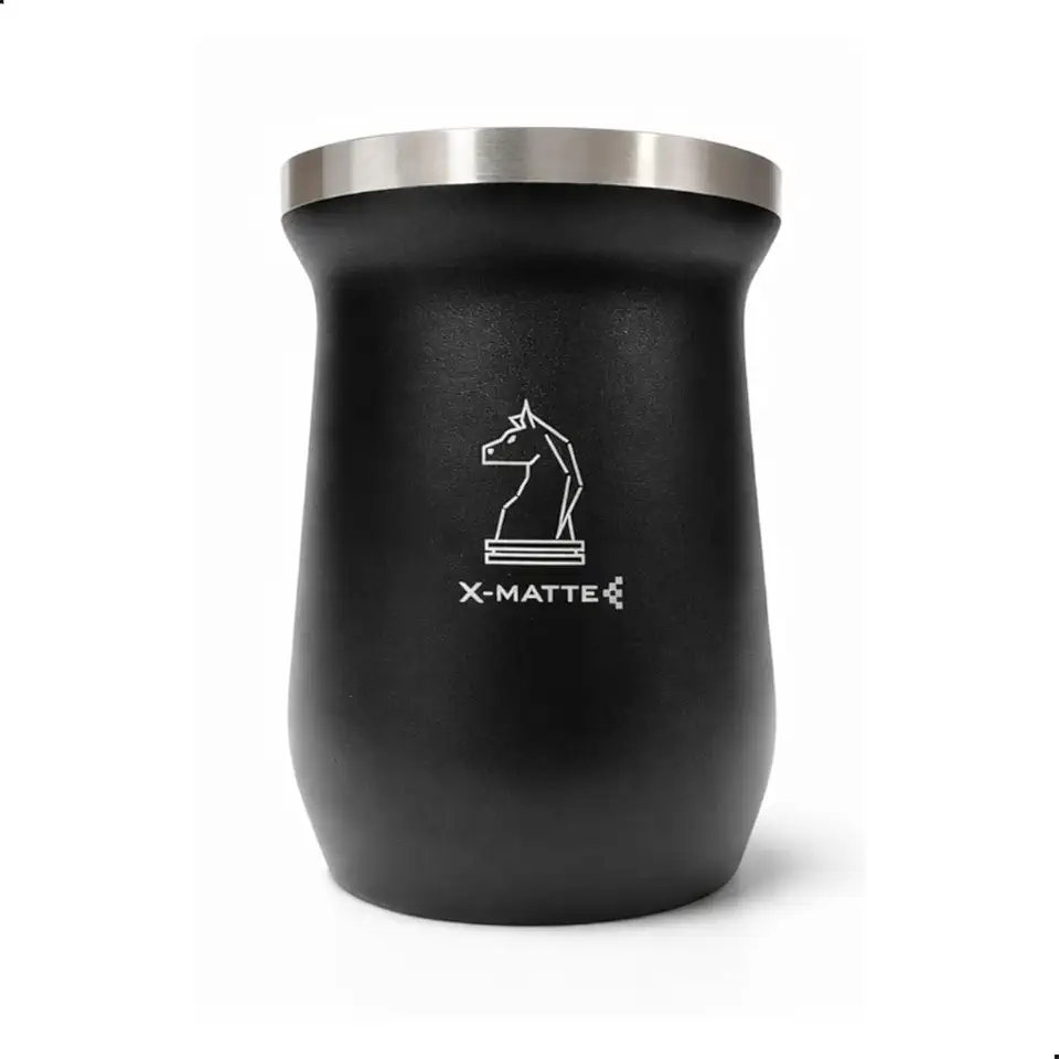 Cuia Térmica Mate Chimarrão Tererê De Aço Inoxidável Café Erva X-Matte