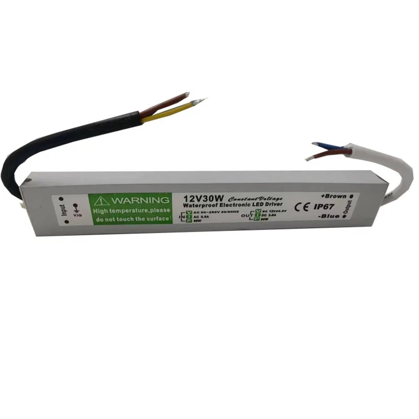 Driver LED impermeabile Ac DC 12V/24V Trasformatore 10W 15W 20W 25W 30W 50W 60W 100W 120W 150W Alimentatore for striscia luminosa(12 V,10w)