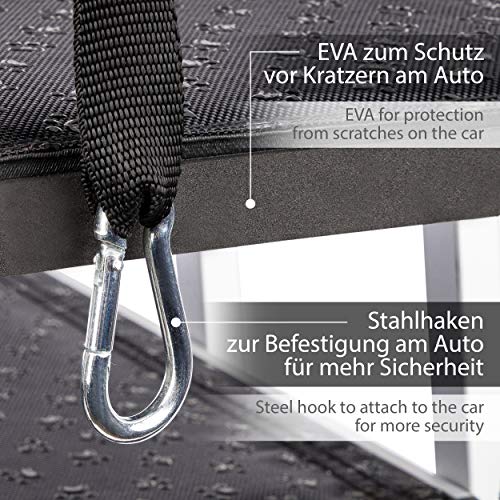 ONVAYA® Hundetreppe faltbar | 5 Stufen | Hunderampe Einstieghilfe für Autos oder hohe Betten | klappbare Haustiertreppe | stabile Hundeleiter | praktisch & leicht | für bis zu 60 kg