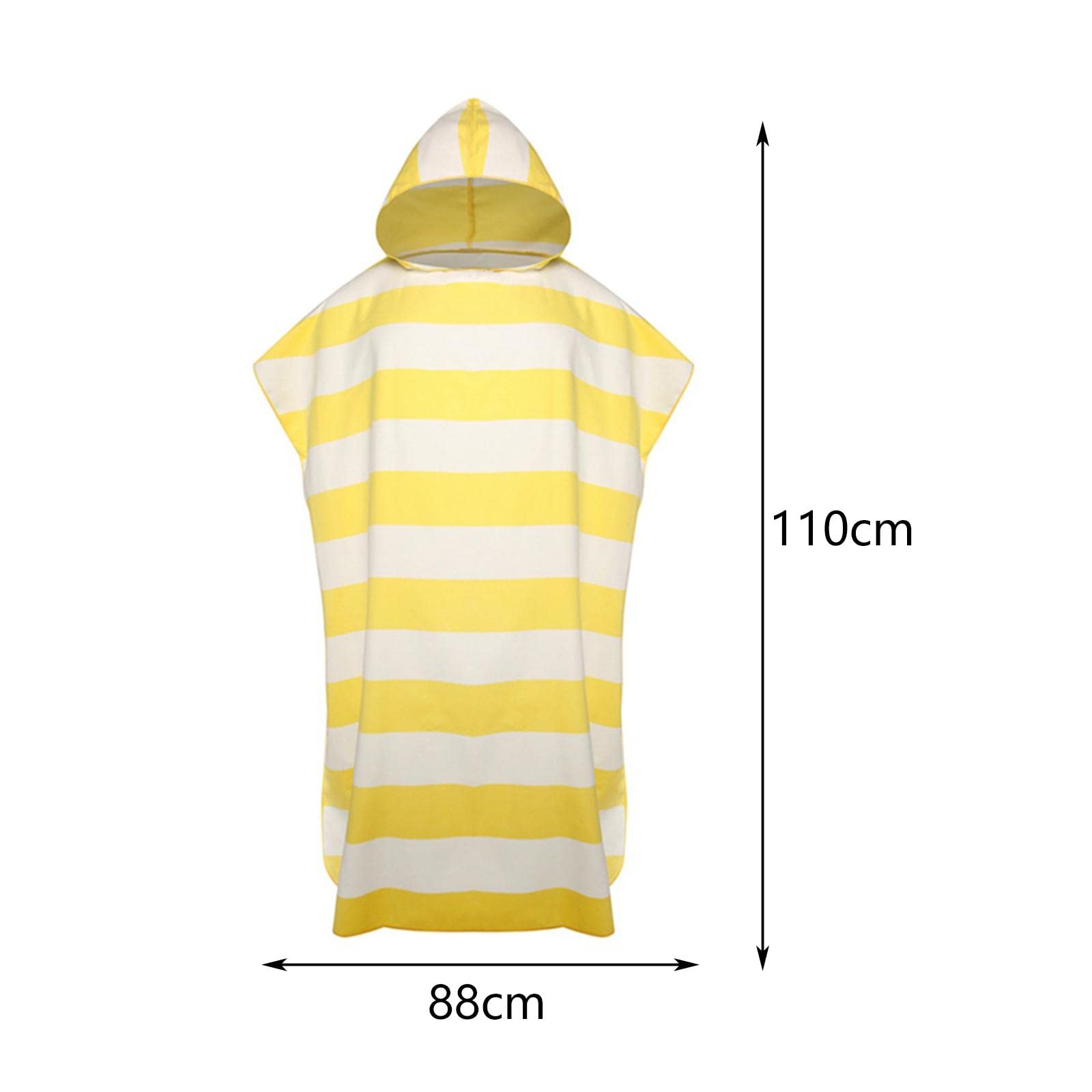 F Fityle Poncho de Surf à Langer avec Capuche, Serviette à Langer en Microfibre Poncho à Séchage pour, La Natation, Les Sports de