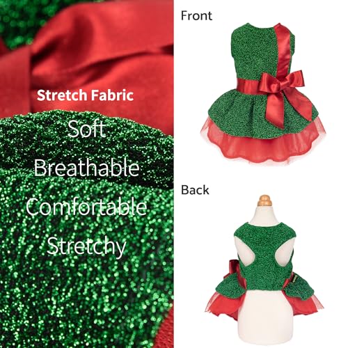 Disfraz de Vestido Navideño para Perro Pequeño XS miniatura 5