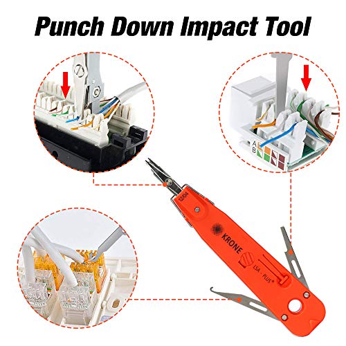 SILIVN Wire Tracker,RJ45 RJ11 Cable Tester Line Finder Multifunction Wire Tracker Toner Ethernet LAN Network Cable Tester for Network Cable Collation, Telephone Line Tester, Continuity Checking
