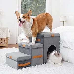18-H-Pet-Stairs-Steps-with-Storage-Condo-Foldable-Dog-Stairs-Steps-for-High-Bed-Couch-Window-Sill-Non-Slip-Pet-Ramp-Ladder-for-Cats-Small-and-Medium-Dogs-3-Step-18-H - Cucciolini Doodles   18-H-Pet-Stairs-Steps-with-Storage-Condo-Foldable-Dog-Stairs-Steps-for-High-Bed-Couch-Window-Sill-Non-Slip-Pet-Ramp-Ladder-for-Cats-Small-and-Medium-Dogs-3-Step-18-H