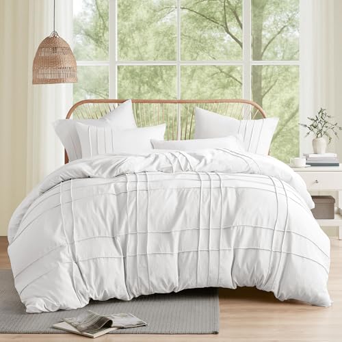 Housse de couette blanche de qualité supérieure en microfibre prélavée - 2