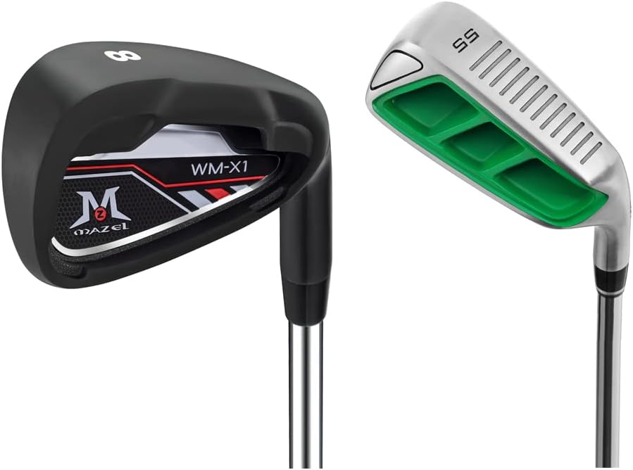 MAZEL WMX1 Golf 8 Iron & Green Golf Chipper 55,Bundle of 2