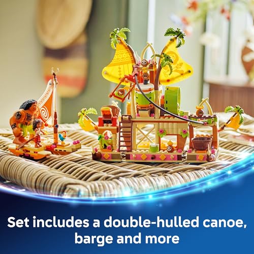LEGO Disney Moana 2 Kakamora Barge Kids Toy - Pretend Play Building Set for Boys and Girls, Ages 7+ - 9 Characters, Including Moana, Maui, Kotu, and HeiHei - Gift Idea for Birthdays - 43258 - image 3