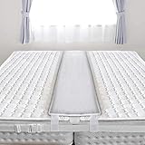 すきまパッド マットレスバンド パッド幅30cmアップグレード ベッドパッド 隙間パッド マットレス 隙間スペーサー 隙間埋め 連結 固定ベルト10m 日本語取付説明書付き (30cm幅ホワイト) (30cm幅ホワイト)