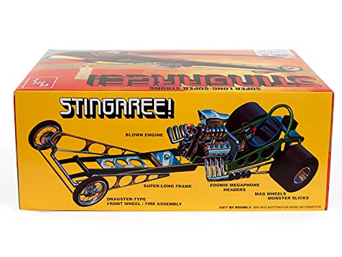 Kit modelo a escala 1:25 AMT Stingaree Custom Dragster miniatura 3