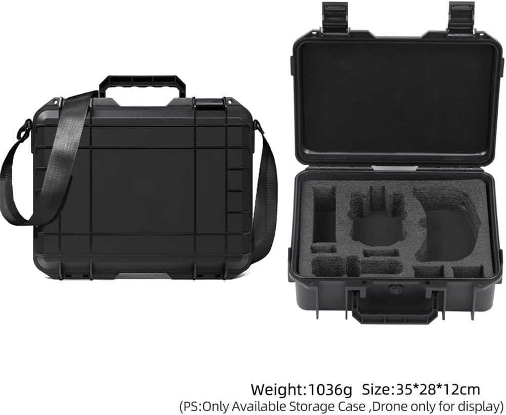 Explosion-Proof Case Storage Box Hard-Shell Carrying Case for Insa 360 Antigravity A1 Drone, Vision, Grip Motion Controller, Charging Hub, Battery Accessories Organizer