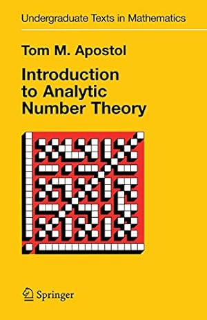 Book cover Introduction to Analytic Number Theory