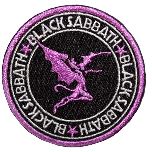 Black Sabbath Daemon Circle Woven Patch Size One Size