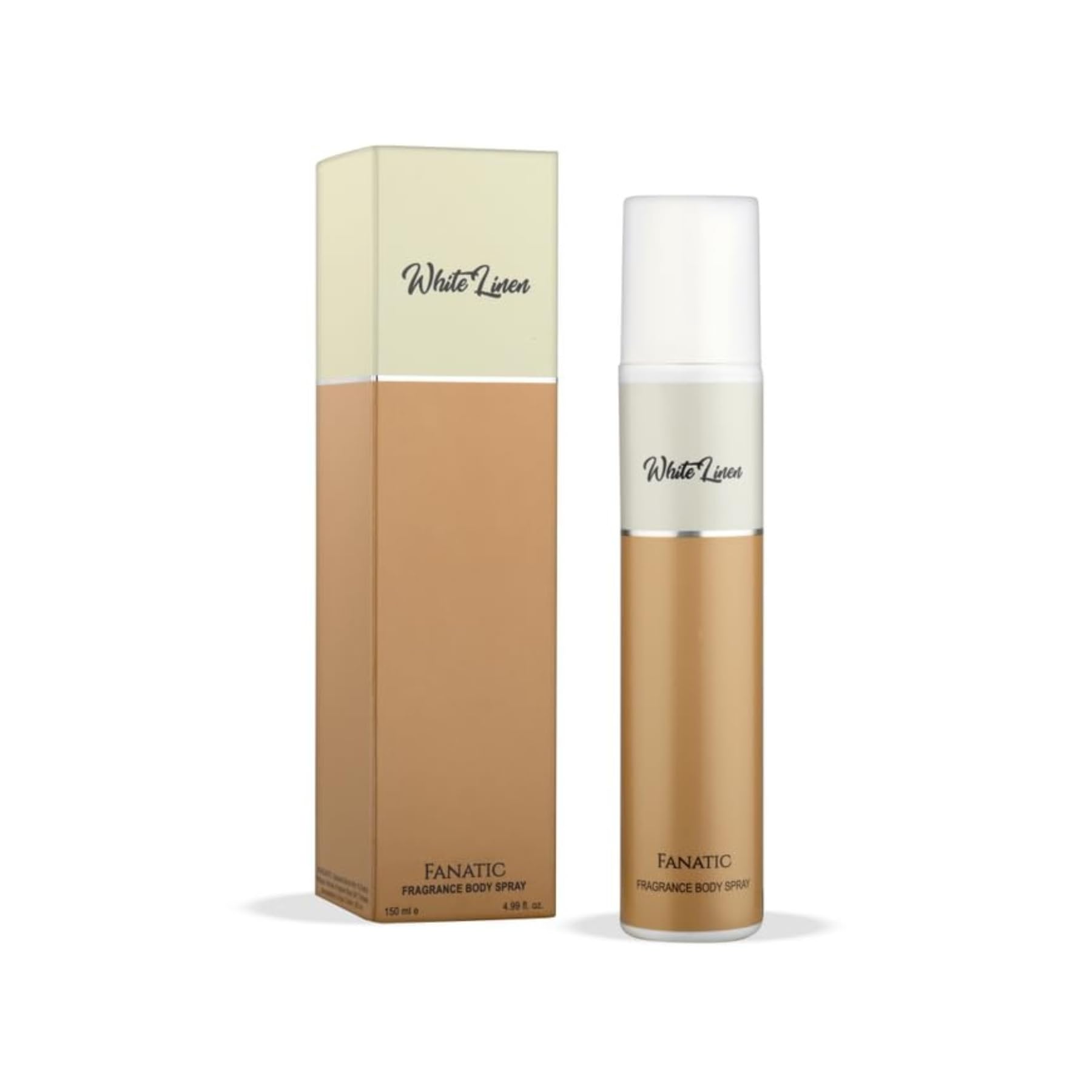 Fanatic White Linen Fragrance Mist Spray - 150 Ml, Skin Friendly Unisex Body Mist Long Lasting Luxury Refreshing Amber Vanilla Fragrance Scent, Travel Friendly Perfume Body Spray for All Day Freshness-picture-34