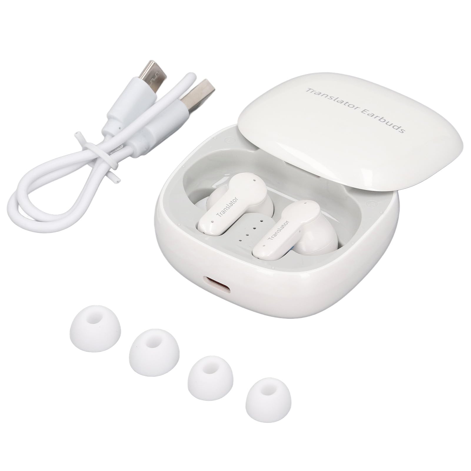 Generic Auricolari per Traduttori Auricolari per Traduzione Simultanea con Riduzione del Rumore Bluetooth 5.0 Wireless per Viaggiatori