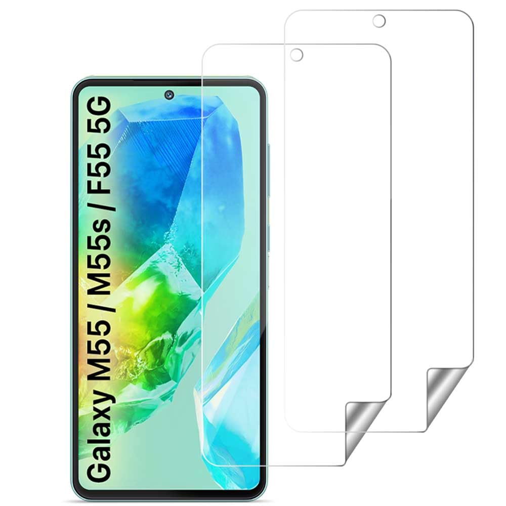 WOW IMAGINE Unbreakable Nano Film Glass Screen Protector for Samsung Galaxy M55 5G | M55s 5G | F55 5G [ Flexible like a Screen Guard, Harder than a Tempered Glass ] - Pack Of 2 (B0D4D9ZJKP) Amazon Price History, Amazon Price Tracker