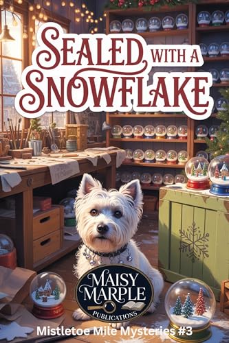 Sealed with a Snowflake: A Small Town Christmas Cozy Mystery with Dog (The Mistletoe Miles Mystery Series)