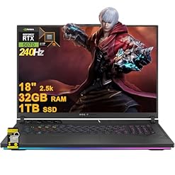 ASUS ROG Strix G18 G814 Gaming Laptop 18″ 2.5k (2560×1600) 240Hz (100% DCI-P3) AMD 16-core Ryzen 9 9955HX (>i9-14900HX) 32GB DDR5 1TB SSD GeForce RTX 5070 RGB Backlit FHD Camera Win11 ICP Hub - luxury tech products 2026
