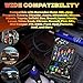 KJE 31PCS Coolant Pressure Tester Kit, Radiator Pressure Tester Kit with 23 Radiator Adapters, and Coolant Vacuum Refill Kit for Automotive Cooling System Water Tank Leakage Detection