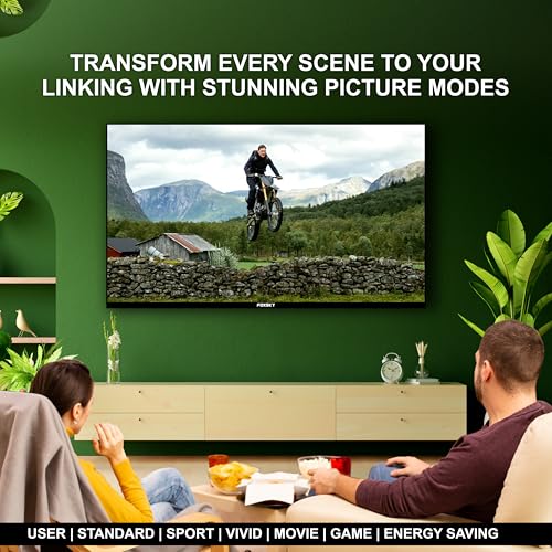 Image of Foxsky 190 cm (75 inch) Frameless Series 4K UHD WebOS FS75GATV (Balck)