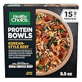 Healthy Choice Power Bowls Korean-Inspired Beef, Convenient Meals Made With No Preservatives, Frozen Meal, 9.5 OZ Bowl