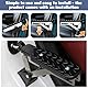 UHETLET Auto Türstufe Dachbox 200kg Tragfähigkeit Klappbarer Trittbretter Auto universal Verstellbare Türstufe Fahrzeug Türpedal mit Pufferkissen Universal car Pedal Door Step für SUV/RV/LKW
