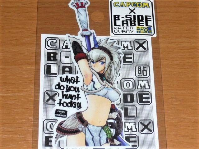 Amazon.co.jp: モンハン キリン装備女 ステッカー B-SIDE LABEL CAPCOM