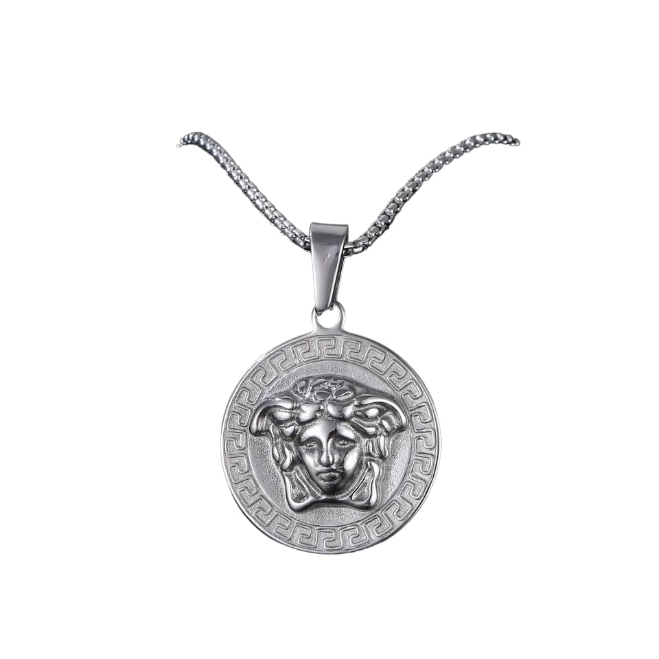 THE MEN THING CURL QUEEN - Alloy Pendant with Pure Stainless Steel 24inch Round Box Chain, American trending Style for Men & Boy (B0CNGRWMQ9) Amazon Price History, Amazon Price Tracker