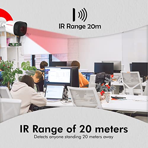 CP PLUS 2.4MP IR Bullet Outdoor Security Camera | 3.6mm Fixed Lens | Max 25/30fps at 2.4MP | DWDR, Day/Night (ICR) | IR Range of 20 Mtrs., Smart IR... - Image 4