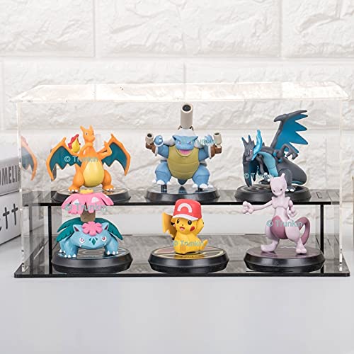 Image of Trunkin|Mewtwo,Venusaur,Blastoise (Set B) 6Pcs (Multicolor) Figure|Figurine With Stand,Action Figure