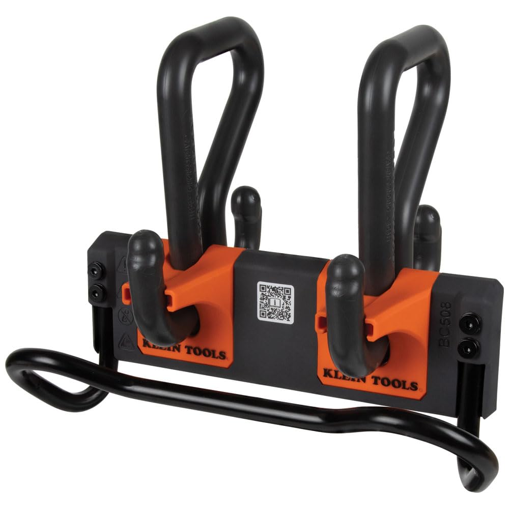 Klein Tools BC508S Module de rangement pour barre utilitaire, crochets en S en option pour sécuriser les seaux d'antenne utilitaires