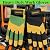 MSUPSAV Work Gloves Men,Utility Mechanic Working Glove High Dexterity for Multi-purpose,Excellent Grip,Black+Yellow,Large