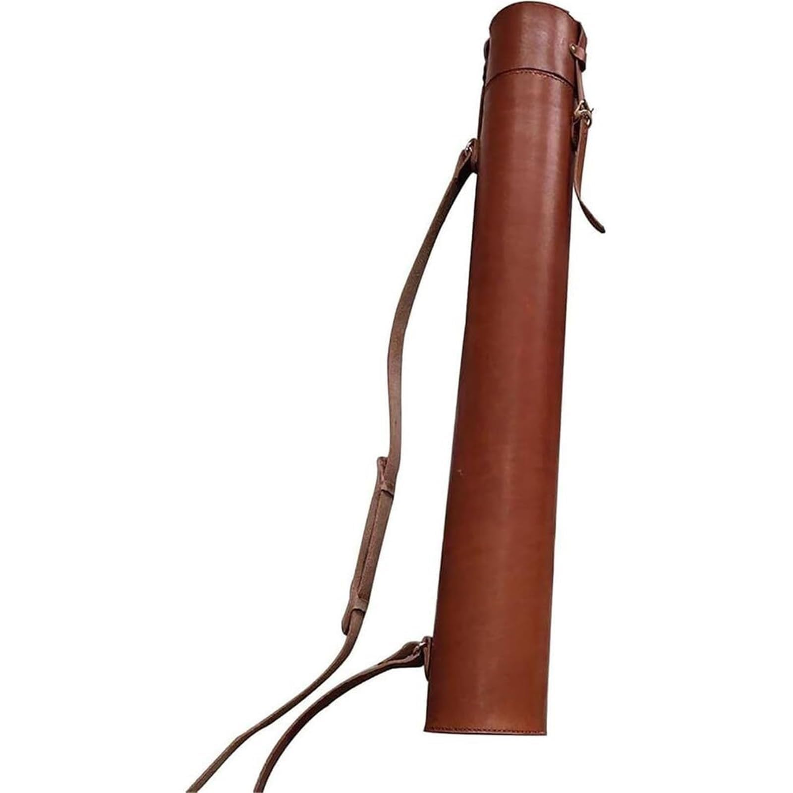 Wysokiej Jakości Skórzana Tuba Na Dokumenty, Eleganckie Etui I Etui Podróżne Na Plany, Dzieła Sztuki, Plakaty, Rysunki, Ważne Dokumenty Oraz Architektów I Artystów(82 * 11cm)