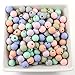 Silicone Beads for Keychain Making, Necklace, Bracelet Making Kit (9mm, 250PC, Pastel) - Jewelry Making Kit - Silicone Beads