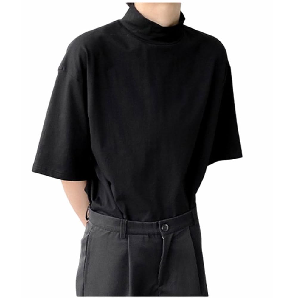 Amazon.co.jp: Tシャツ カットソー ハイネック モックネック トップス