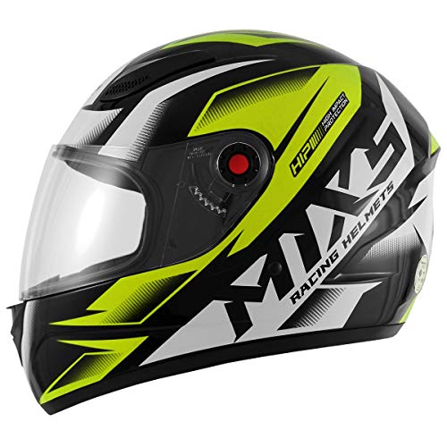 Capacete Moto Fechado Mixs Fokker Storm 56 Amarelo