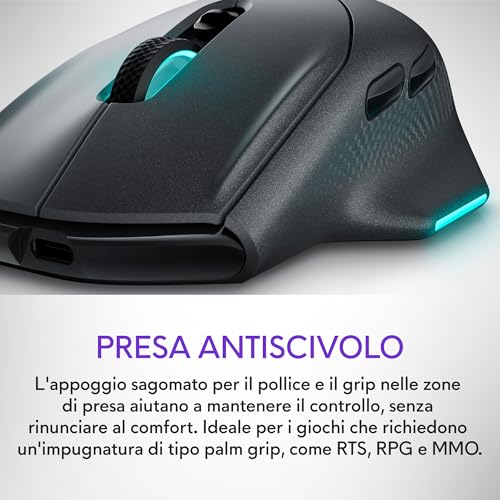 Alienware Wireless Gaming Mouse - AW620M - Mouse gaming - Immagine 1