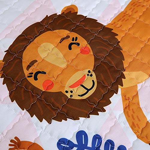 HIL Opbergmat Voor Speelgoed Kinderen Spelen Spelmat Baby Kruipmat Antislipmat Voor Kinderen Picknickmat Yoga Deken Vloermat Voor Kinderen Slaapkamer Decoratief Tapijt Meisje Jongen Kind Vloerkleed,D - Afbeelding 3
