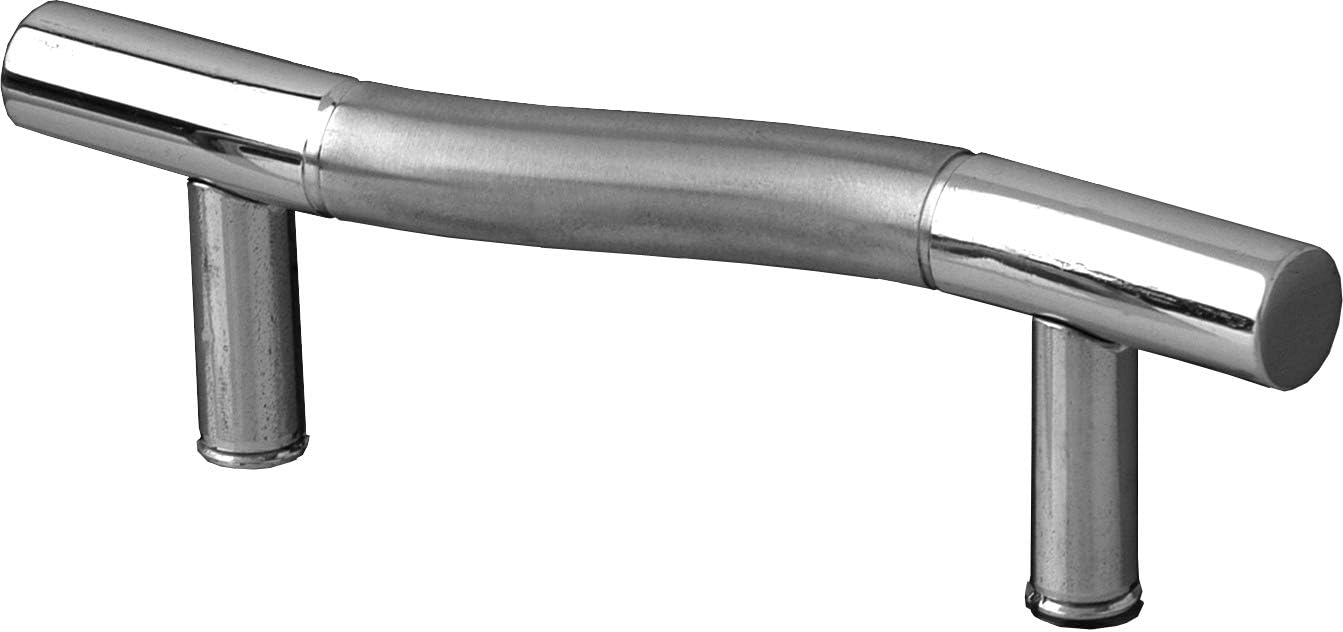 Stainless Steel Cabinet Handle Pull, for Kitchen Cupboard, Cabinet, Drawer, Silver, 2T Matt 'S', Pack of 4, (64MM)