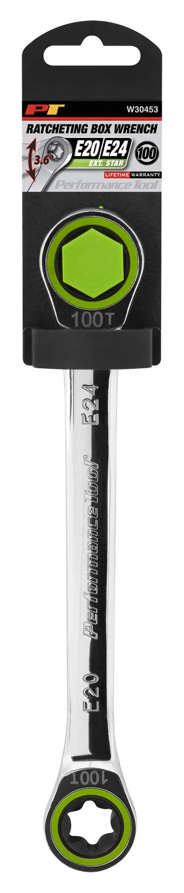 Performance Tool W30453 E20/E24 Ratcheting Box Wrench