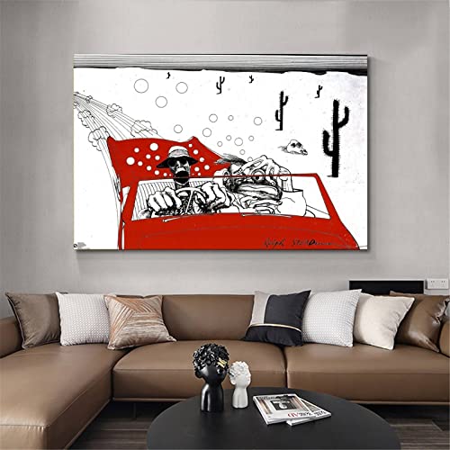 Ifunew Ralph Steadmans Fear And Loathing In Las Vegas Poster Decorative Painting Canvas Wall Art Living Room Posters Bedroom Painting 12X18Inch(30X45Cm) #TOP3