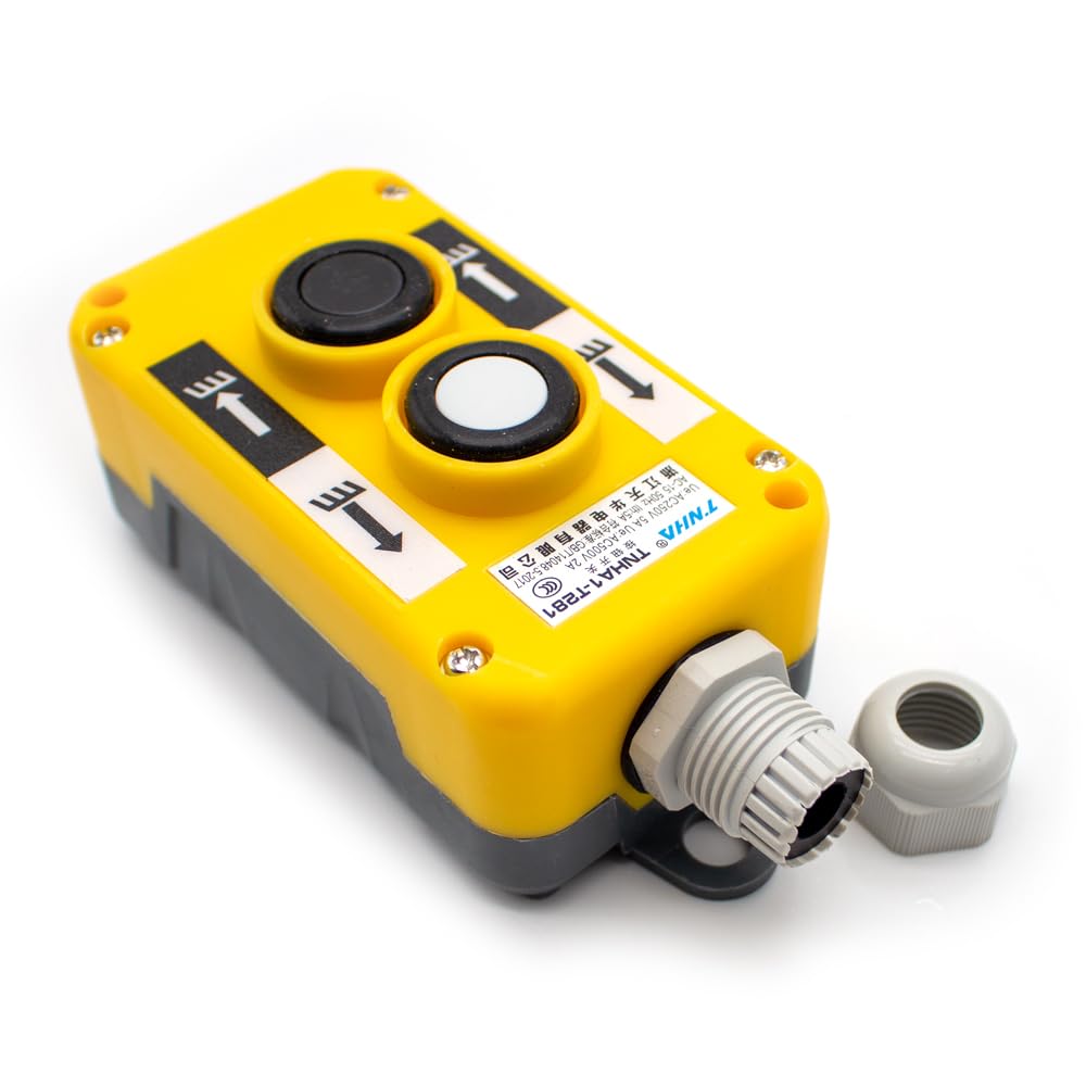 Controllo Pendente Sollevamento 2 Pulsanti Interruttore Per Gru A - Foto 13