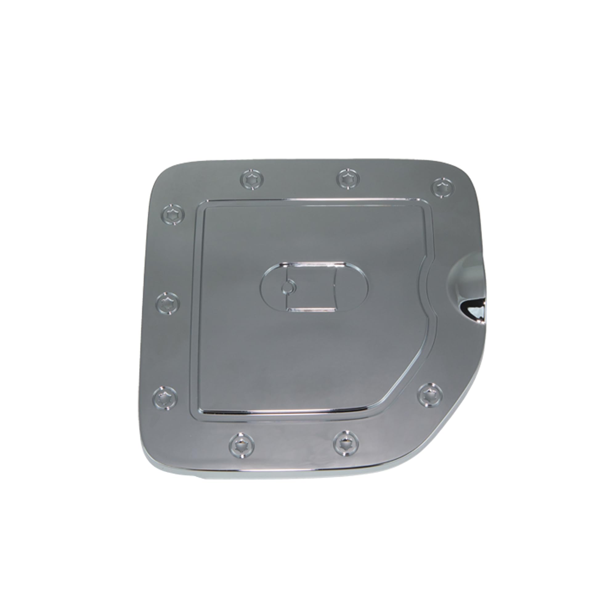 R Auto Chrome Gas Door Cover for 2005-2014 Frontier with Long Truck Bed Only