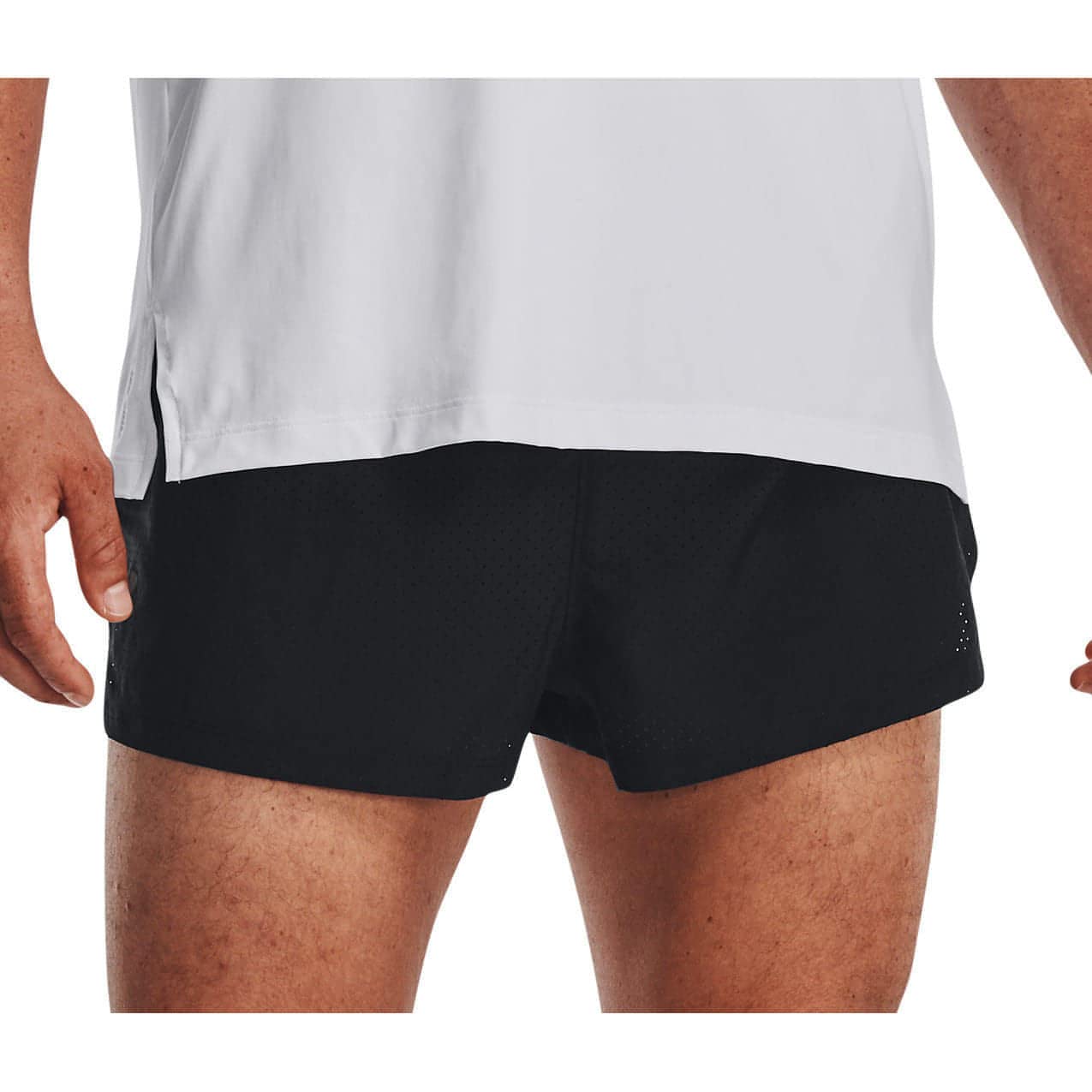 Under Armour Ua Launch Split Perf 1377813-001 Men's Shorts, Black, XL