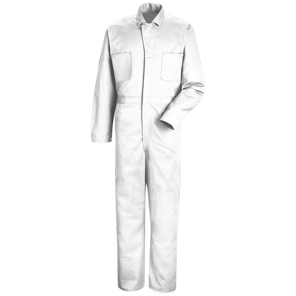Red KapMen's Red Kap® Men's Snap-Front Cotton Coverall Snap Front Cotton Coverall, Oversized Fit, Long Sleeve