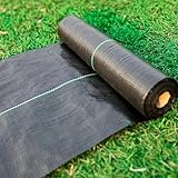 Weed Barrier Landscape Fabric,1.4FT x 50FT Weed Block Fabric Heavy Duty,3.2oz Woven Mulch for Landscaping Ground Cover Thicken Fabric Weed Control for Garden Bed, Landscaping (3.2OZ-1.4FT x 50FT)