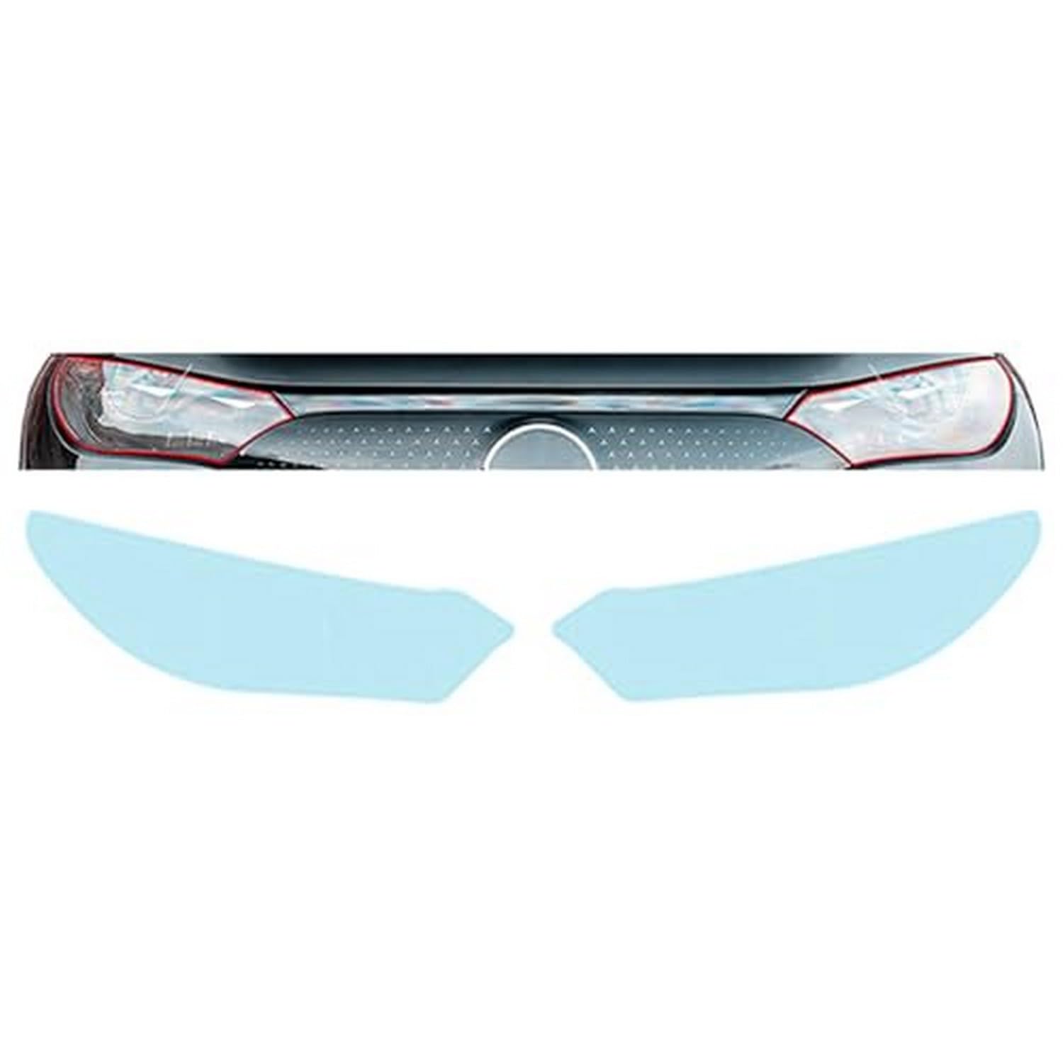 Protector de faros para Mercedes EQE: Evita el desgaste y la opacidad con película TPU