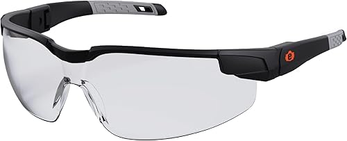 Ergodyne Skullerz Dellenger Z87 - Gafas de seguridad antivaho con patillas ajustables